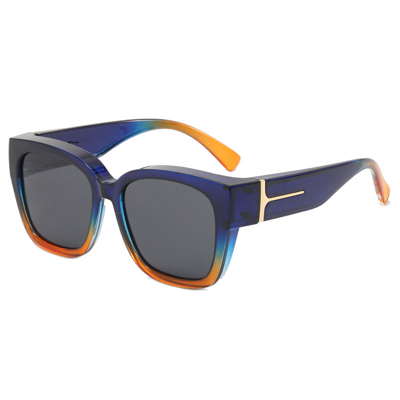 ๐ถ๏ธ Polarized Fit Over Sunglasses for Women โ UV400 Protection Floral Frame Wear Over Prescription Glasses