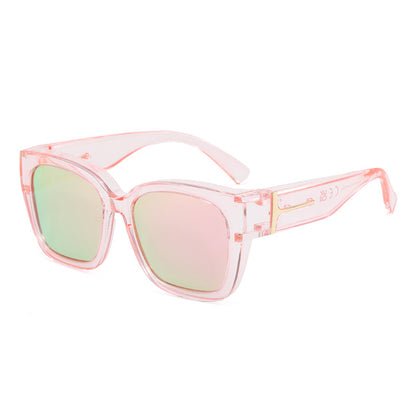 🕶️ Polarized Fit Over Sunglasses for Women – UV400 Protection Floral Frame Wear Over Prescription Glasses