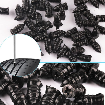 🔥Tire Repair Rubber Nail🚚Free Screwdriver Included