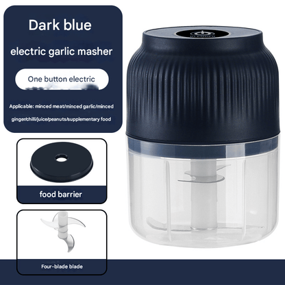 🔥 Electric Garlic Chopper, Mini Portable Veggie Cutter